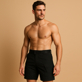 Frachtshorts für Männer mit schnelltrocknendem Stoff und Taschen | Timo-Zermatt Boutique