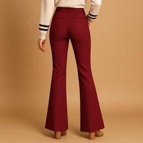 Hosen Damen mit Hoher Taille und Weiten Beinen | Renée-Zermatt Boutique