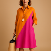 Kleider Damen Polokleid mit Stretch und Kragen für Komfort | Ylva-Zermatt Boutique