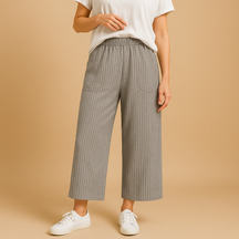 Leichte Sommerhose Damen aus atmungsaktivem Leinen | Fleur-Zermatt Boutique
