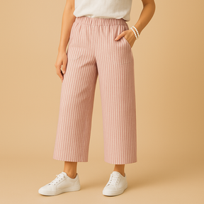 Leichte Sommerhose Damen aus atmungsaktivem Leinen | Fleur-Zermatt Boutique
