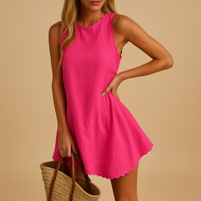 Leichtes ärmelloses Sommerkleid Damen für Eleganz und Komfort | Linde-Zermatt Boutique