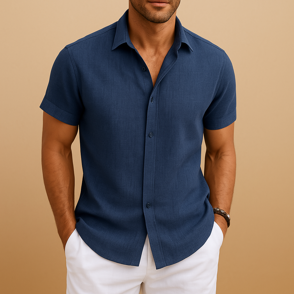 Leinenhemd Herren mit moderner Passform für stilvolle Looks | Niels-Zermatt Boutique