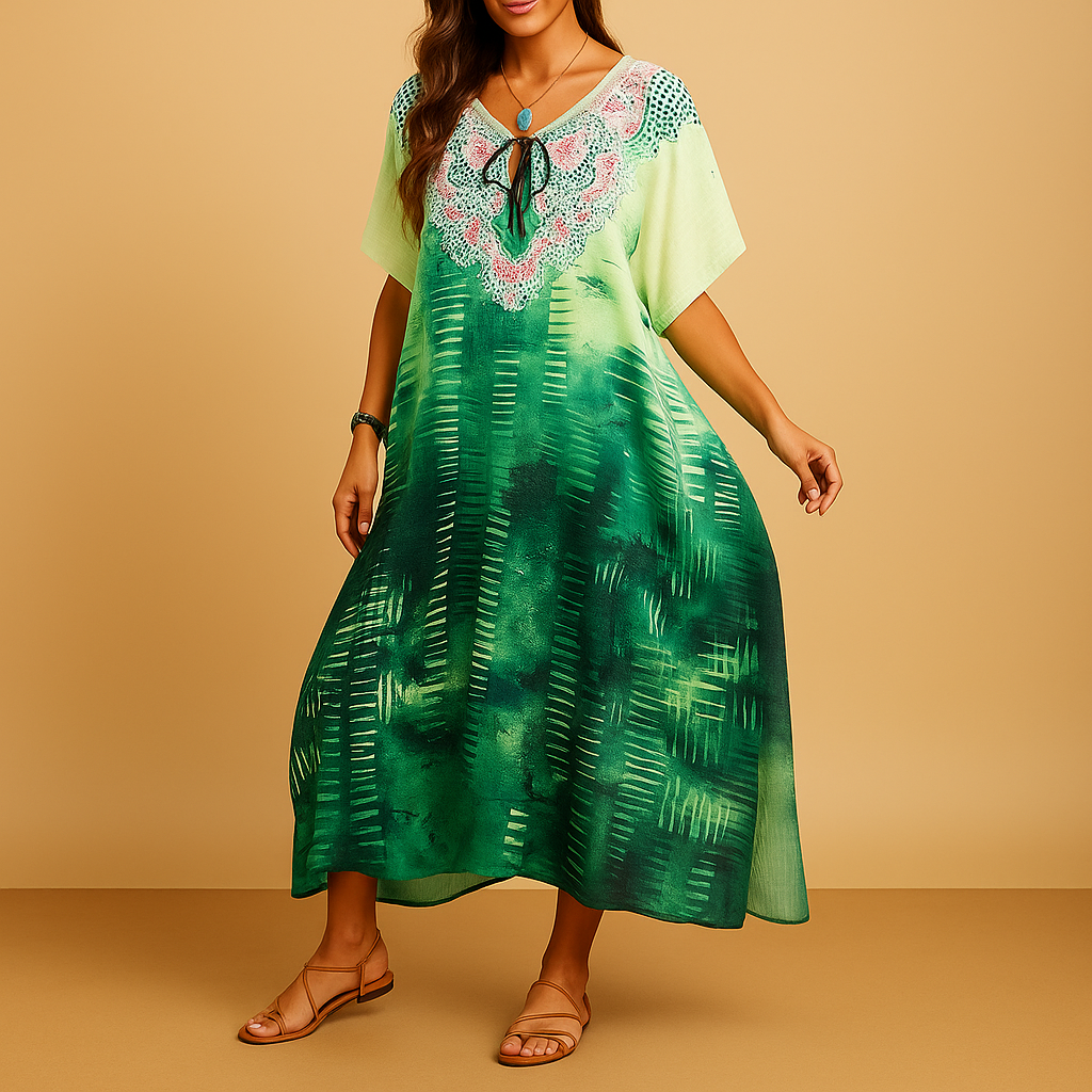 Atmungsaktives Damenkleid für Frühling und Sommer | Alma-2