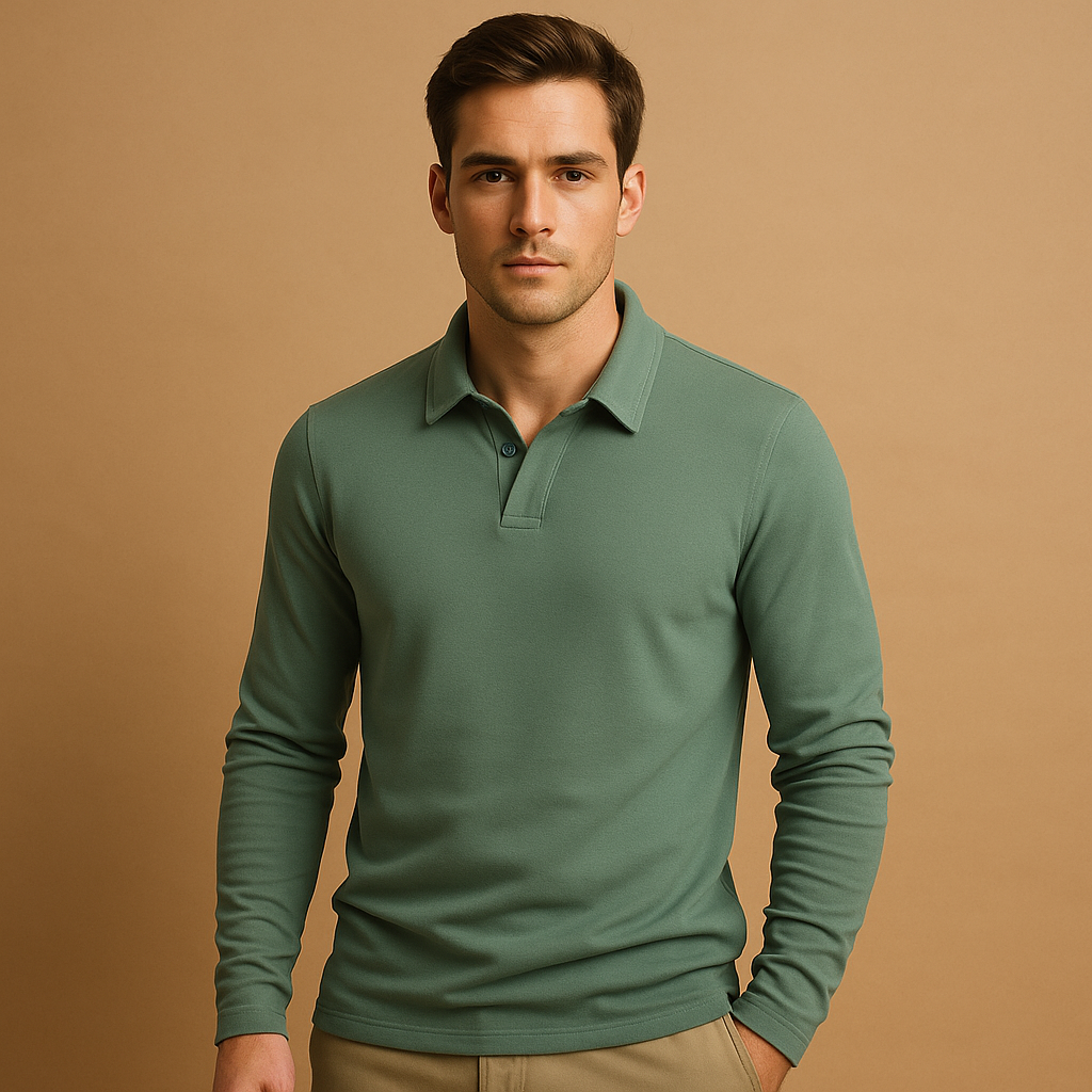 Poloshirt Herren aus atmungsaktiver Baumwolle | Thijs-Zermatt Boutique