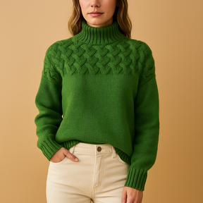 Rollkragenpullover für Damen aus weichem Strick | Sansa-Zermatt Boutique