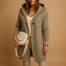 Strickjacke Damen mit Offener Front aus Weichem Strickstoff | Elara-Zermatt Boutique