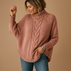 Strickpullover Damen in Langer, Klobiger Passform für Winter | Verica-Zermatt Boutique
