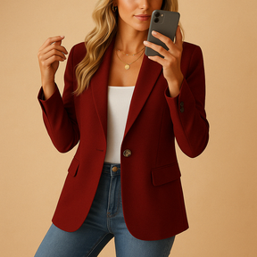 Taillierter Blazer Damen mit Stretch und femininer Passform | Yara-Zermatt Boutique