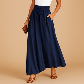 Weite Hosen Damen mit Hoher Taille für Elegante Silhouette | Yara-Zermatt Boutique