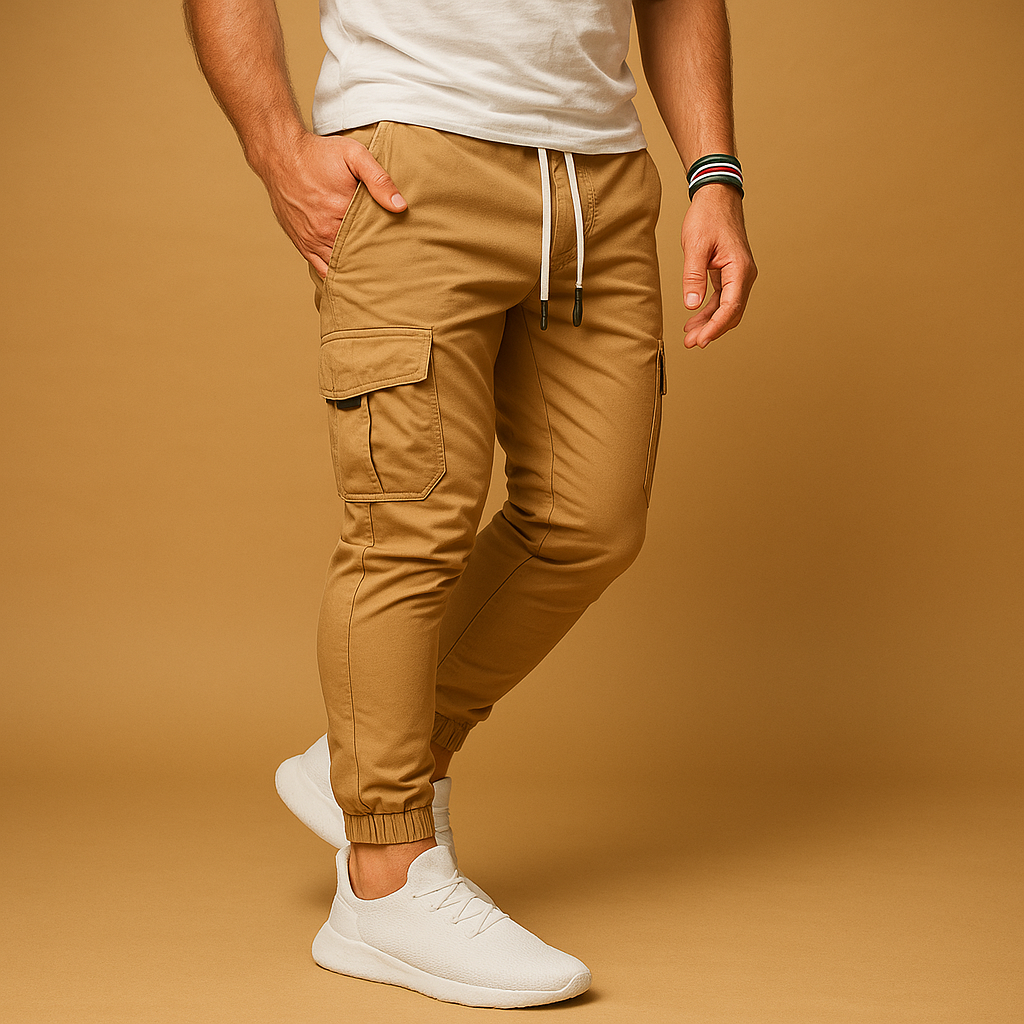 Cargohosen für Männer mit praktischen Taschen | Daan-2