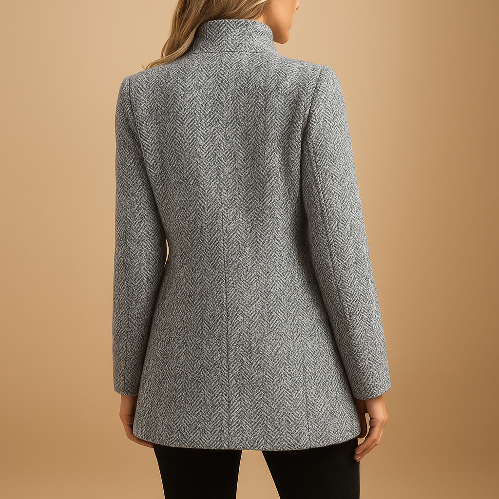 Eleganter taillierter Blazer für Damen aus atmungsaktivem Material | Lianne-2