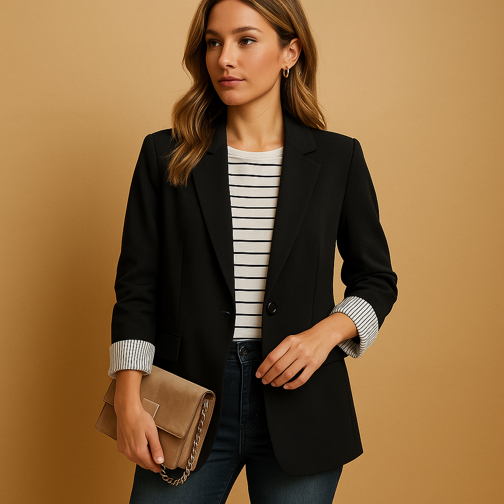 Leichter Damen Blazer mit elegantem Schnitt für jeden Anlass | Evelien-2