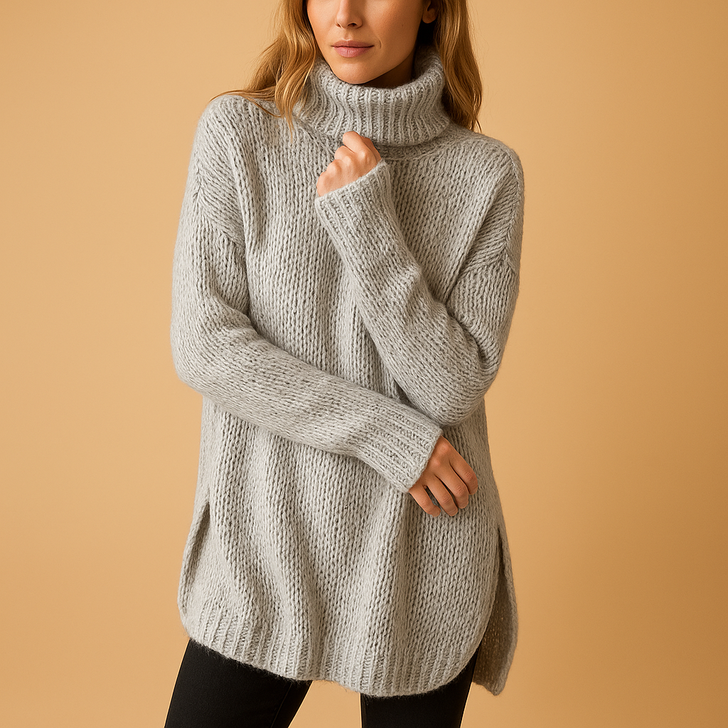 Damenpullover aus weichem Strick für Herbst und Winter | Johani-2