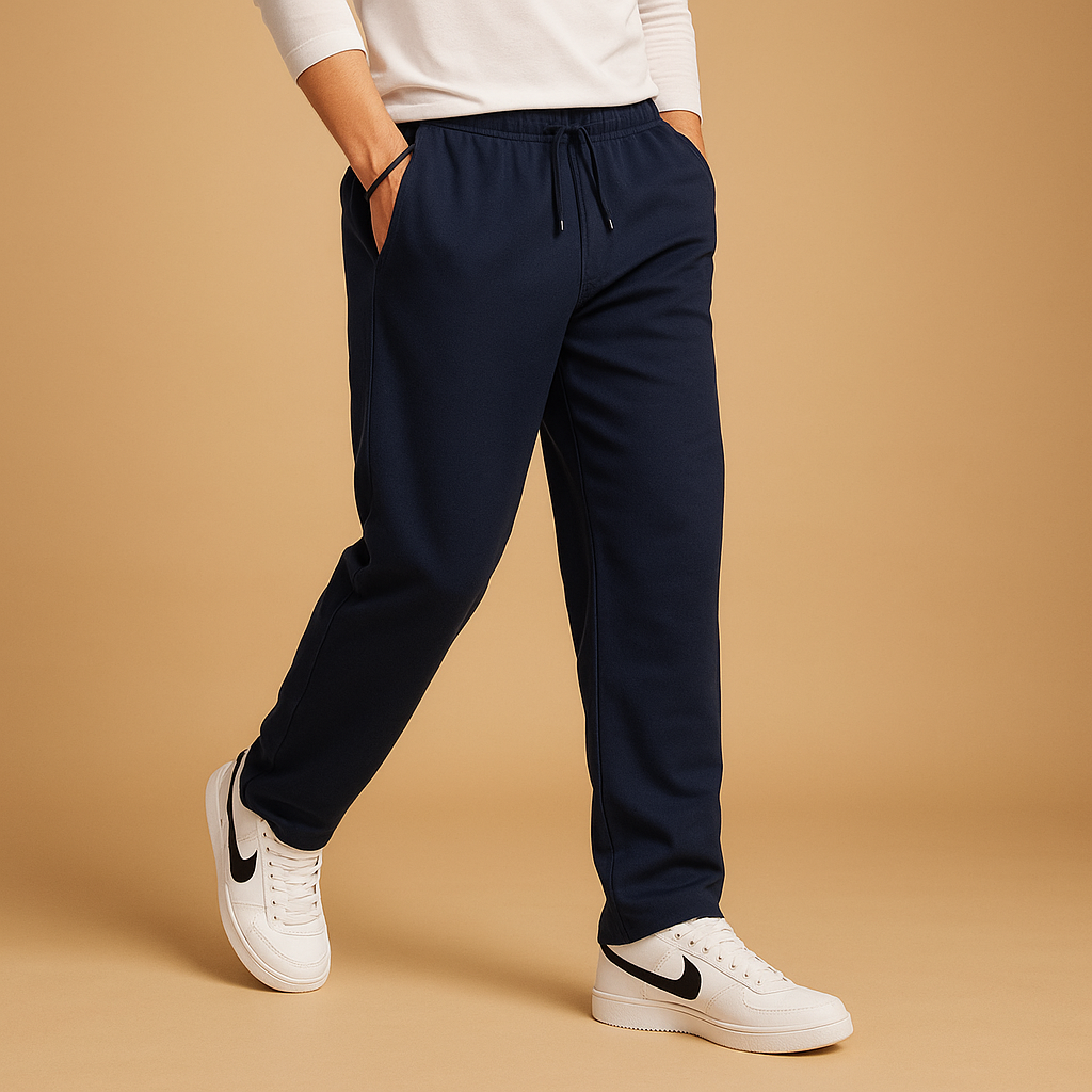 Jogginghose Herren mit weitem Bein und elastischem Bund | Jurre-2