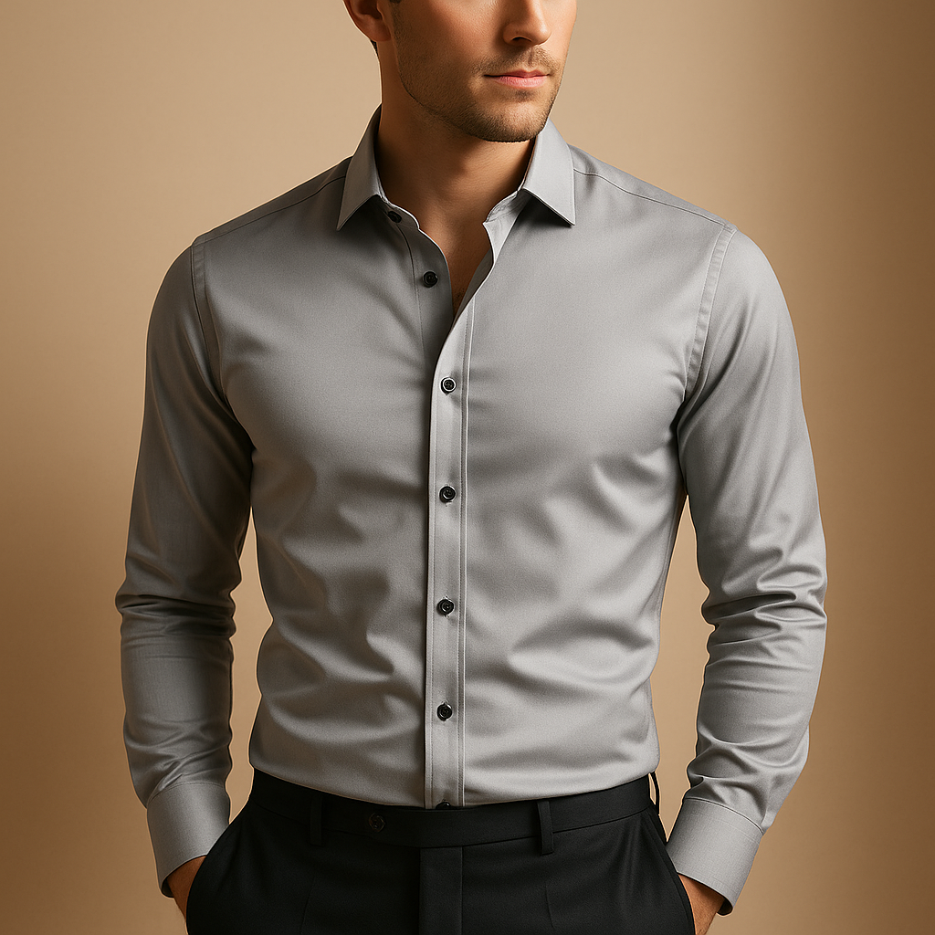 Atmungsaktives Herrenhemd Slim Fit mit Stretch für höchsten Komfort | Ruben-2